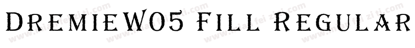 DremieW05 Fill Regular字体转换